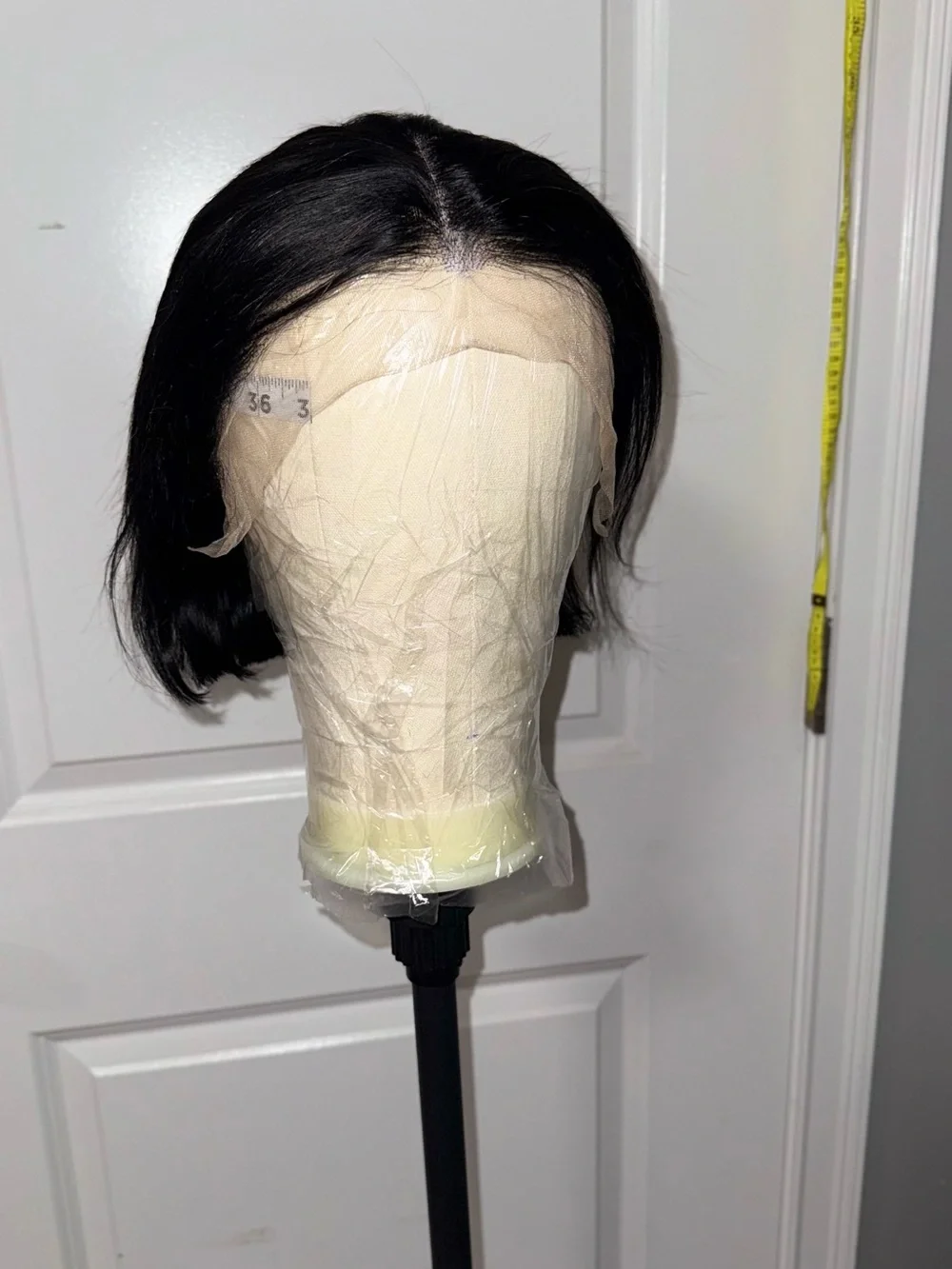 Black Short Bob Lace Front Wig - Women Hair
